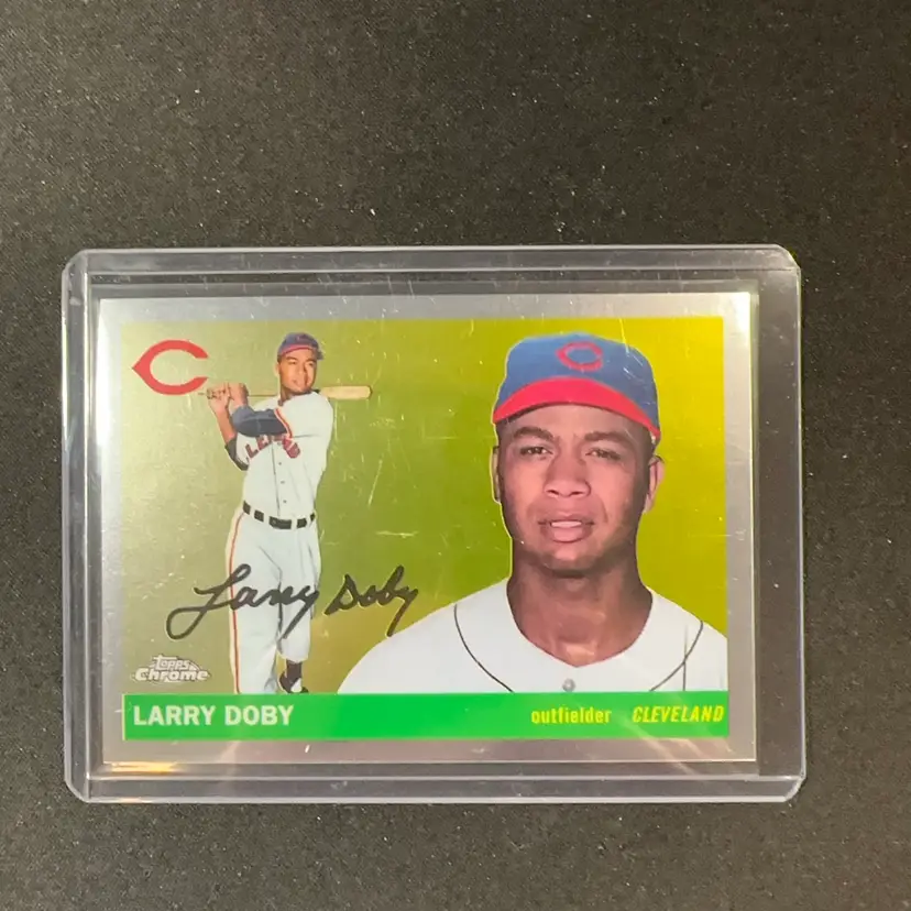Larry Doby 2025 Topps Chrome Platinum Cards That Never Were 55NW-14 SP Cleveland Indians