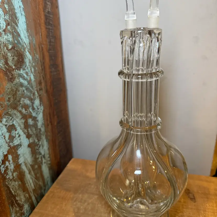 Italian Chamber Glass Oil + Vinegar Cruet
