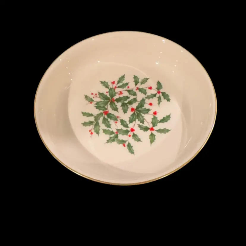Lenox Holiday Pattern Soup Or Serving Bowl 7.5”