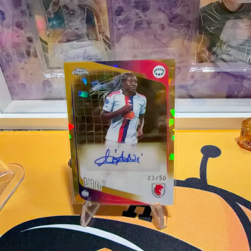 Kadidiatou Diani - 2025-26 Topps Chrome Sapphire Auto Gold /50