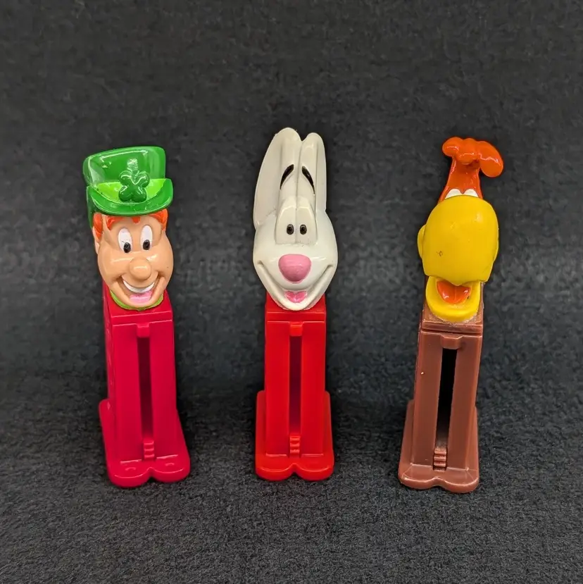 Vintage 2001 General Mills Cereal Mini PEZ Dispensers 3 of 4 Lucky Trix Cocoa