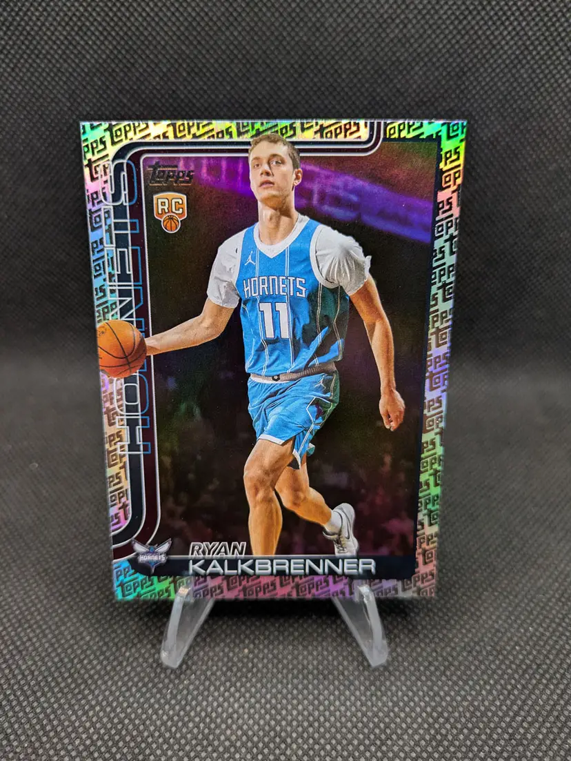 Ryan Kalkbrenner 2025 Topps Basketball Rookie RC Foil #234 - Charlotte Hornets
