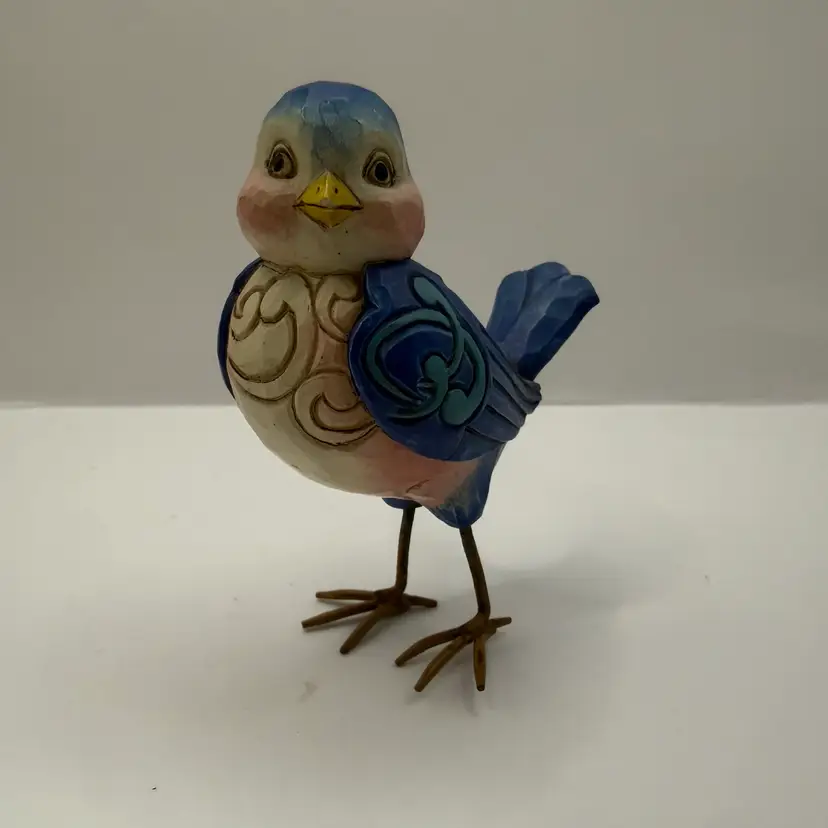 Jim Shore Mini Blue Bird Figurine 3.75”