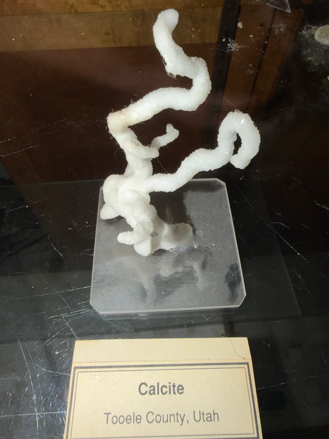 Stalactite specimen from Henry Schmidt's collection