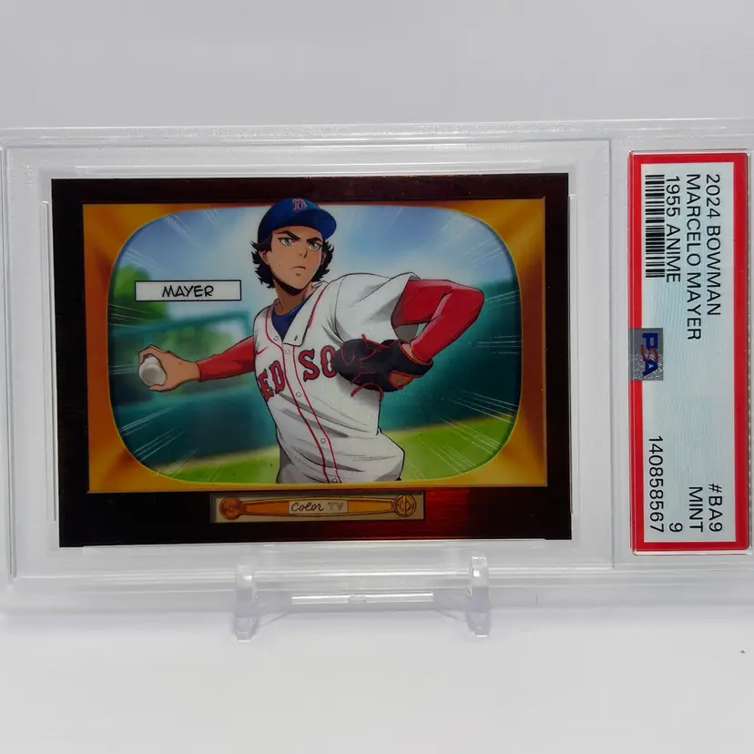 Marcelo Mayer - 2024 Bowman 1955 Anime PSA 9 - San Francisco Giants (BOS Uniform)