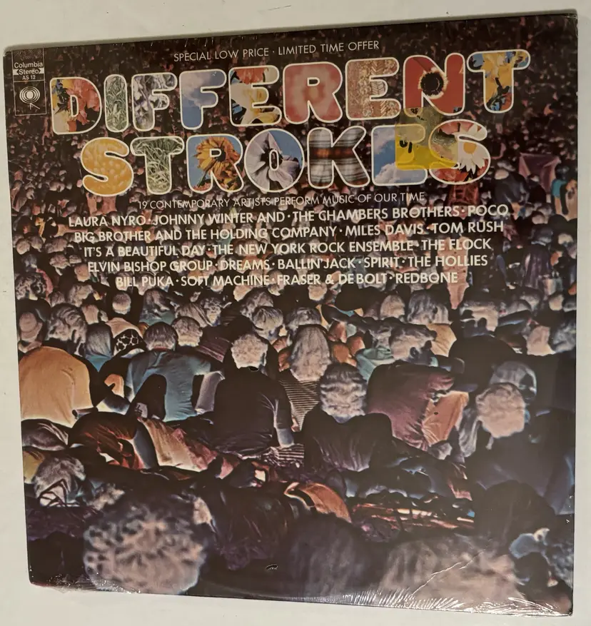 Different Strokes Vinyl Compilation Vintage LP Columbia AS 12 Stereo 1971 Album New
