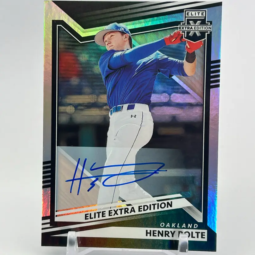 Henry Bolte - 2022 Panini Elite Extra Rookie Auto - Athletics