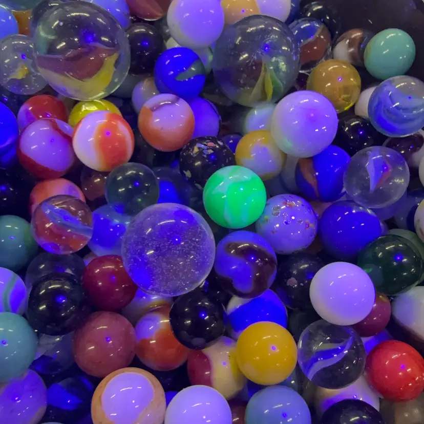 Heaping Big Ol’ Scooped Cup Of Marbles