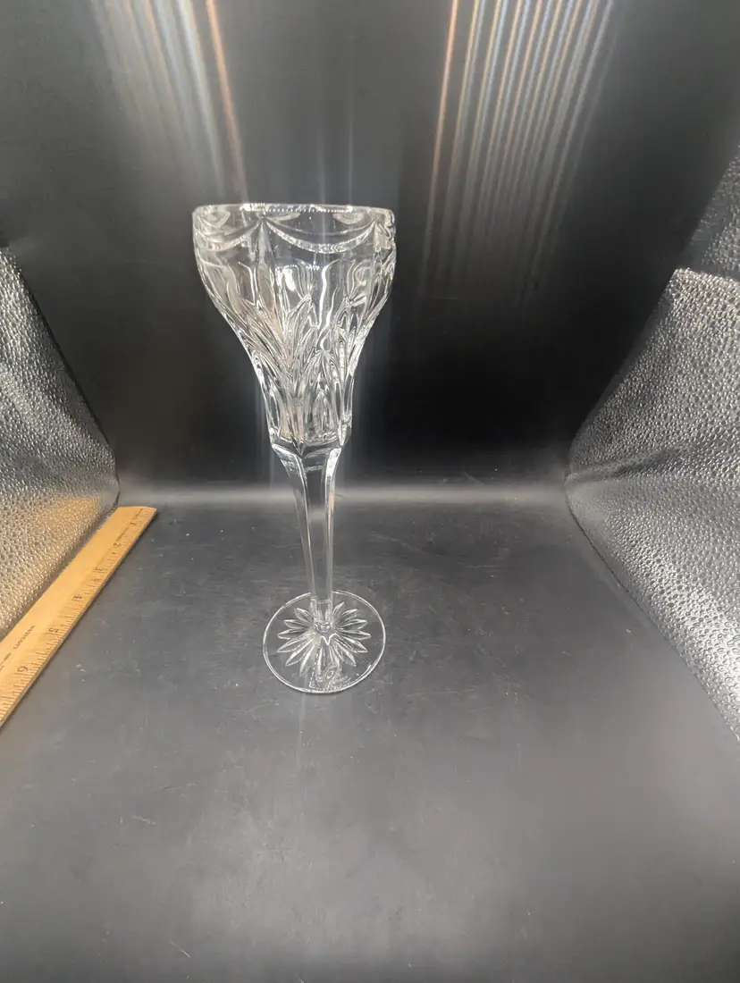 Vintage Waterford Marquis Canterbury Crystal Candlestick Candle Holder 8.5”
