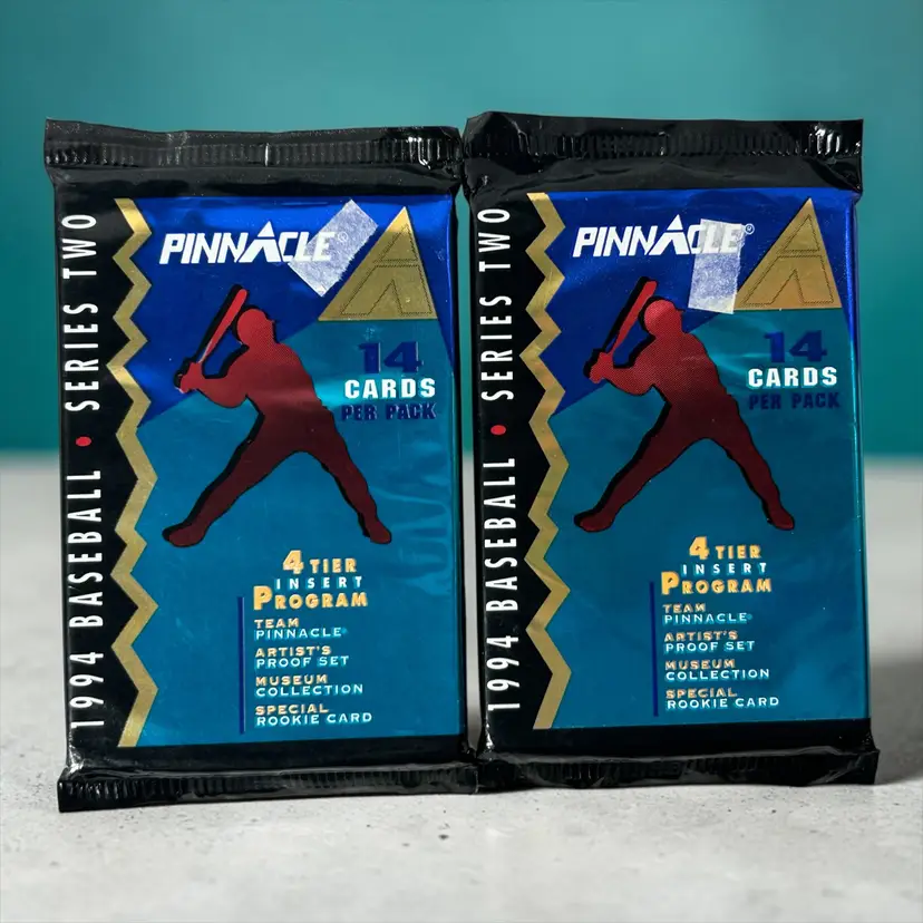 Pinnacle 1994 Series Two 2 Sealed Packs 14 Baseball Cards Each New Sealed NIP