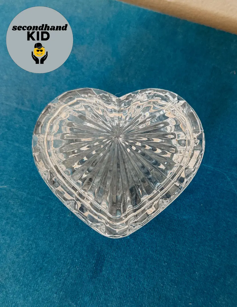 SK - Crystal Heart Trinket Dish