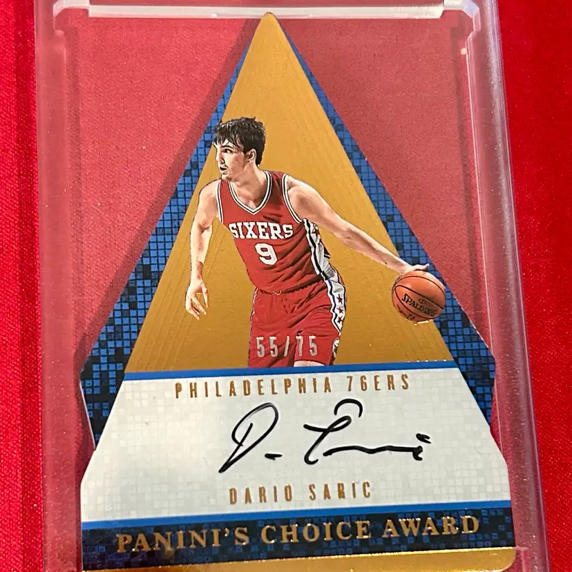 2016-17 Panini Preferred - Panini's Choice Dario Saric #181 /75 (AU, RC)
