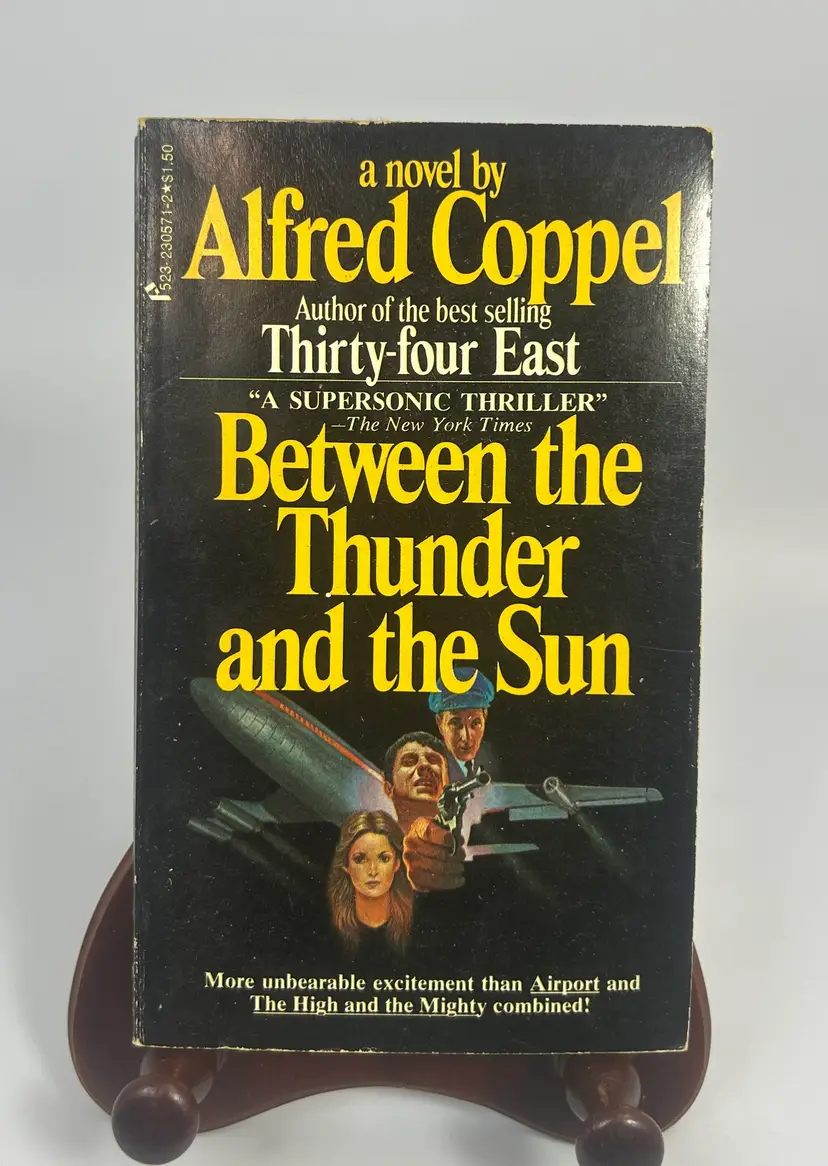 Vintage 'Between the Thunder and the Sun' By Alfred Coppel Paperback Book 1975 Pinnacle