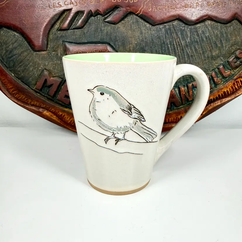 I Heart It Large Spring Song Bird Coffee Mug. 12-16oz approx. 2018. 5”x 5”