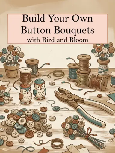 Build Your Own Button Bouquet!