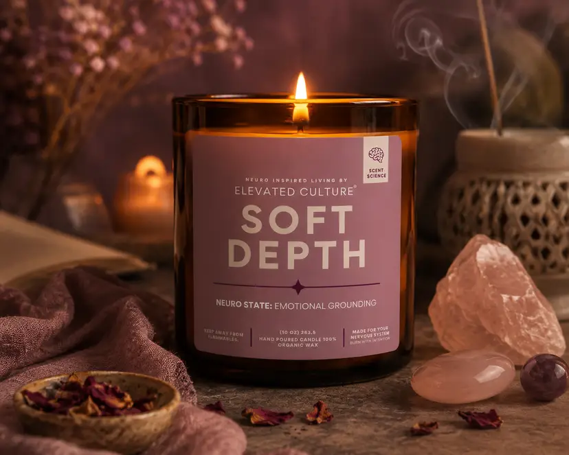 Soft Depth Candle - Neuro State: Emotional Grounding