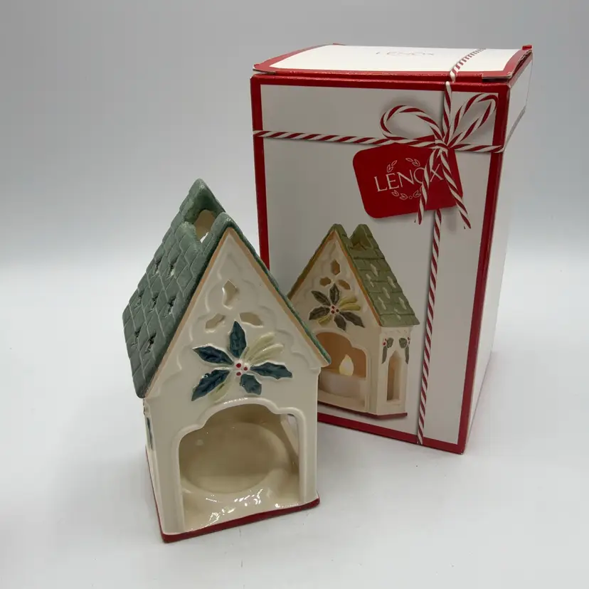 Lenox Winter Greetings Votive Holder New In Box