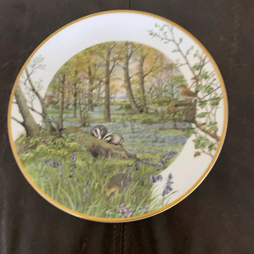 Woodland Year Collector Plate