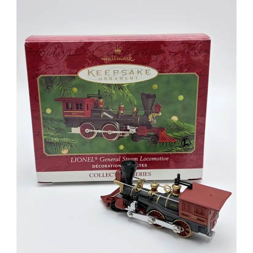 Hallmark Keepsake Lionel General Steam Locomotive Train Ornament Dtd. 2000
