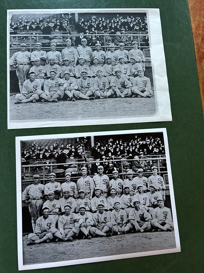 1919 Chicago White Sox Team Reproduction Photo + Lineup Reference