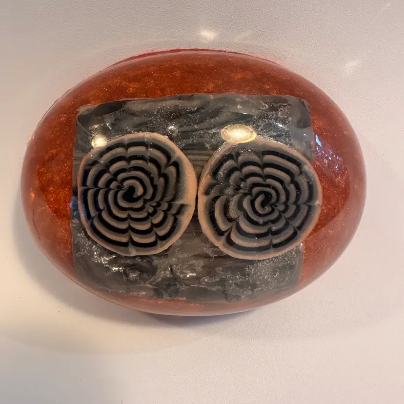 Vintage Lucite Owl Paperweight