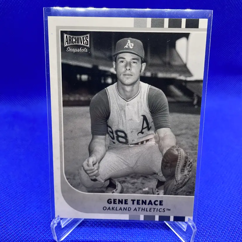 2021 Topps Archives Snapshots Gene Tenace Black & White Sp