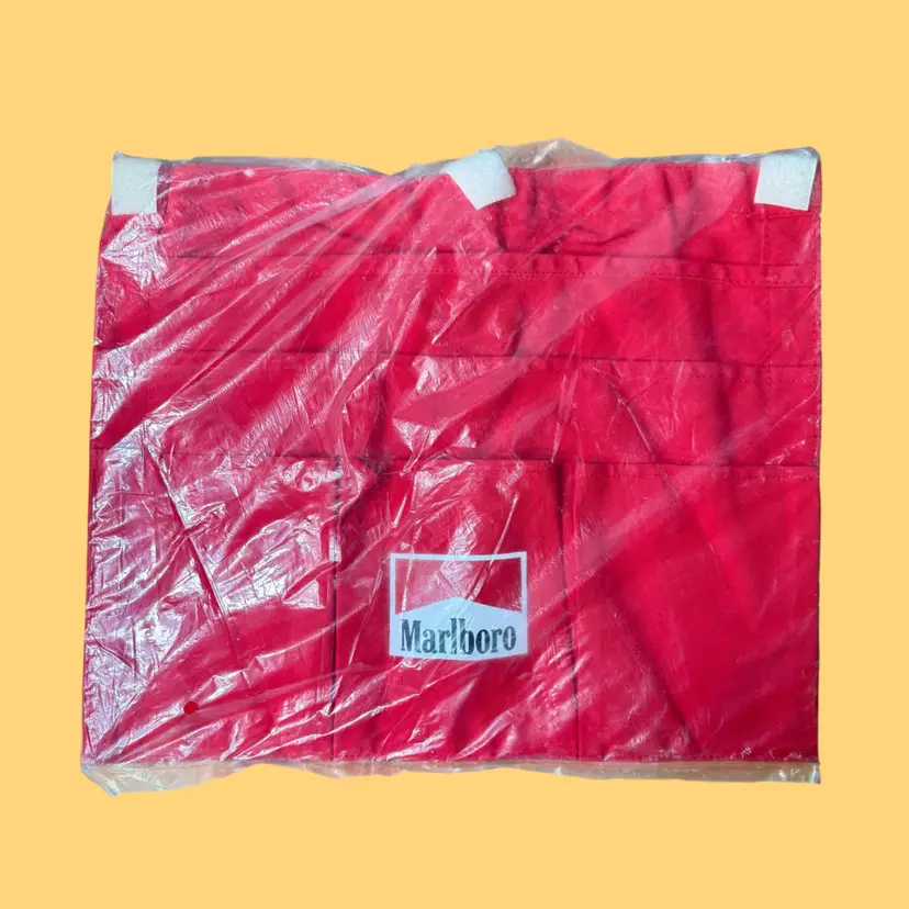 NOS Vintage 90s MARLBORO Server Belt Apron Pocket, Cigarette Marketing, No Strap