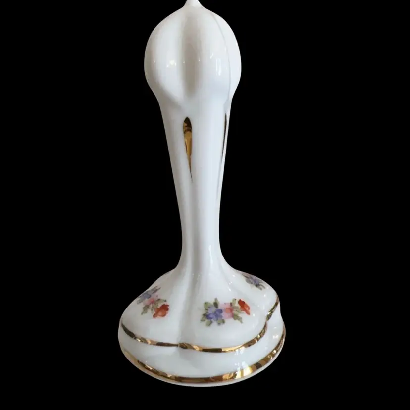 Floral 3.5” Ceramic Candle Snuffer