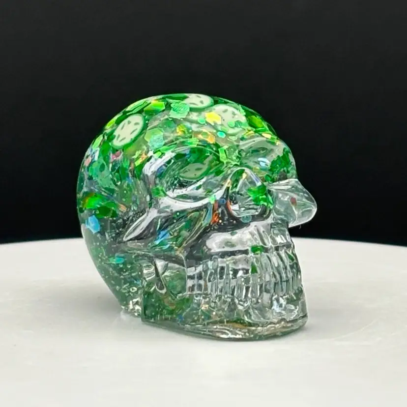 Pickle Skull 1.5" Tall - Made by Me
