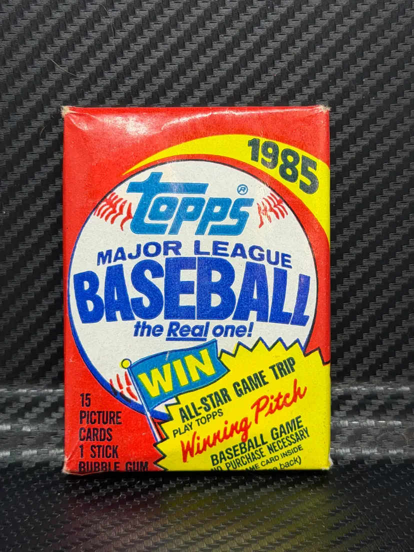1985 Topps Baseball Pack