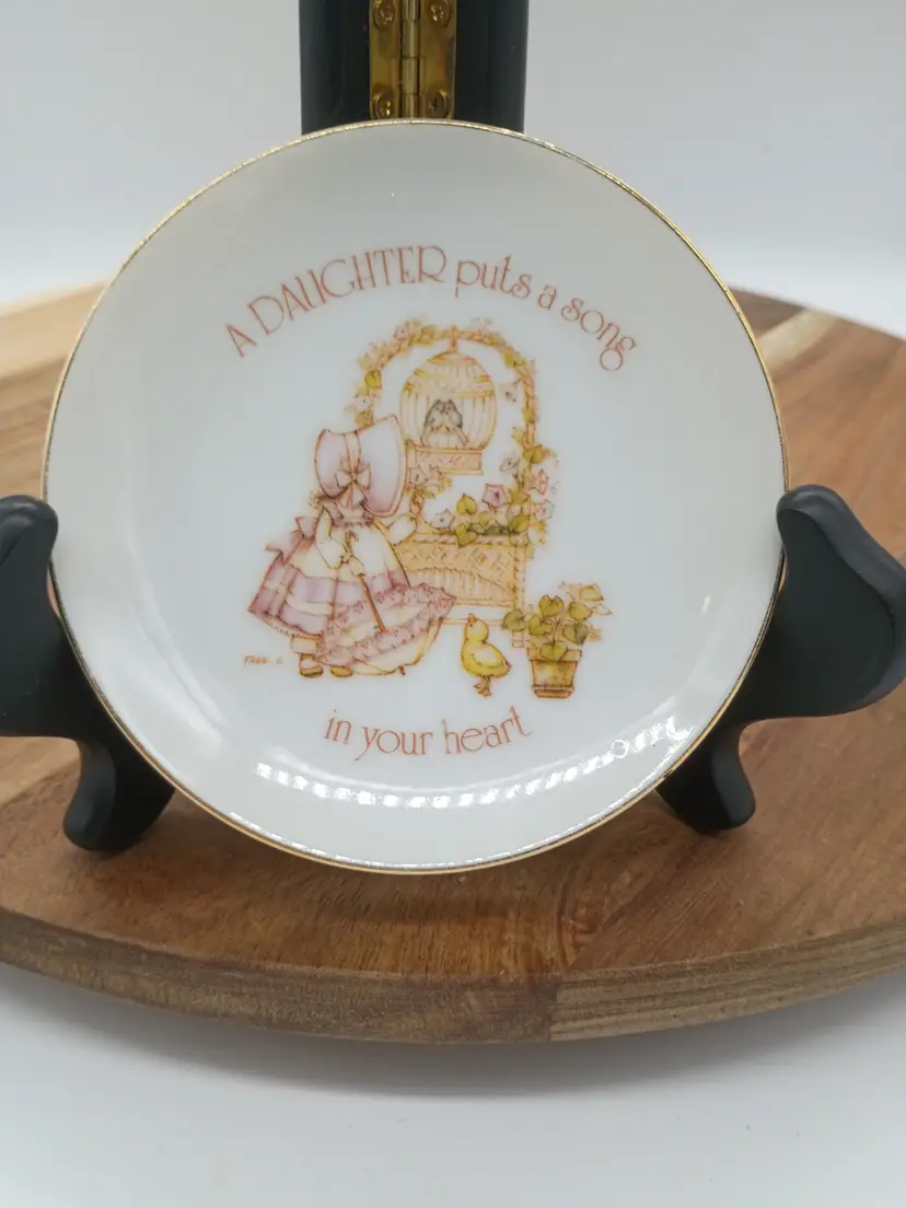 Vintage Mini Porcelain Plate/ Trinket Dish Lasting Treasures