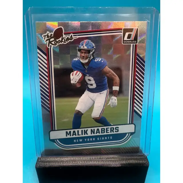 Malik Nabers Donruss The Rookies RC New York Giants