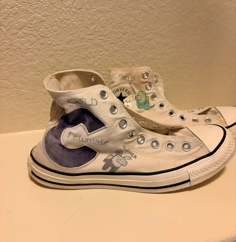 Custom Converse - Among Us Size 10