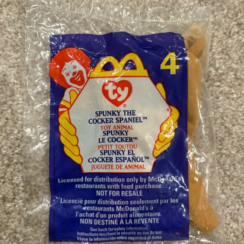 1999 McDonald’s Beanie Baby Toy; Strut The Rooster