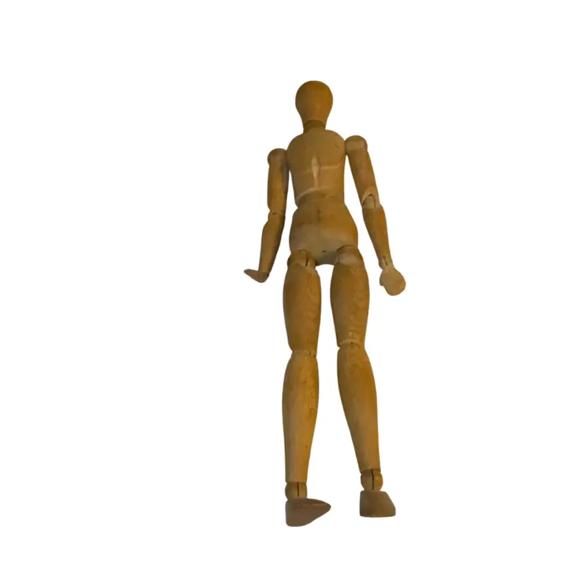 Artist’s Vintage Wooden Mannequin - 15”