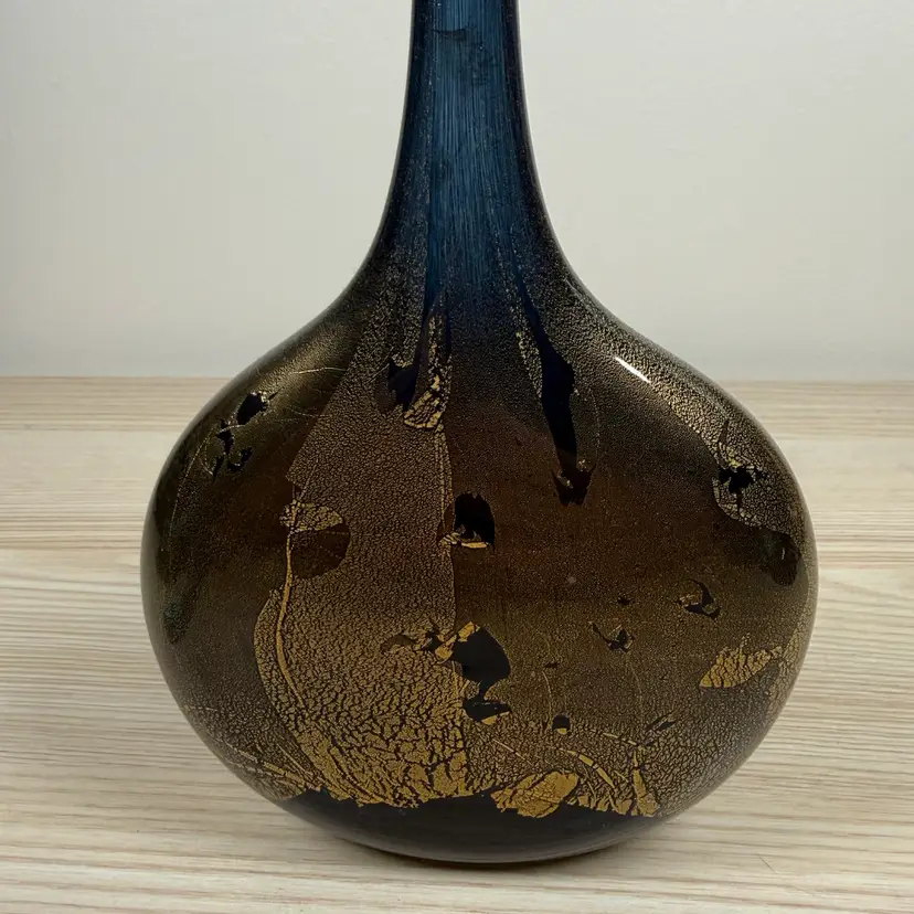 Isle Of Wight Azurene Lollipop Vase By Michael Harris
