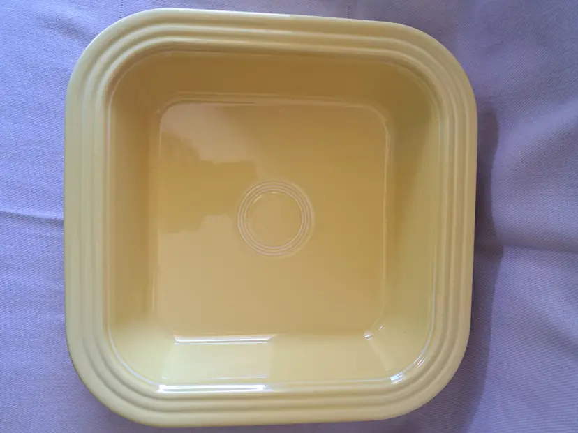 Homer Laughlin Sunflower Yellow Square Baking Dish