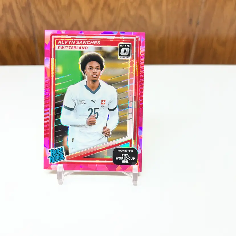 Alvyn Sanches /25 - Rated Rookie - 2025/26 Road To World Cup -Switzerland - Pink