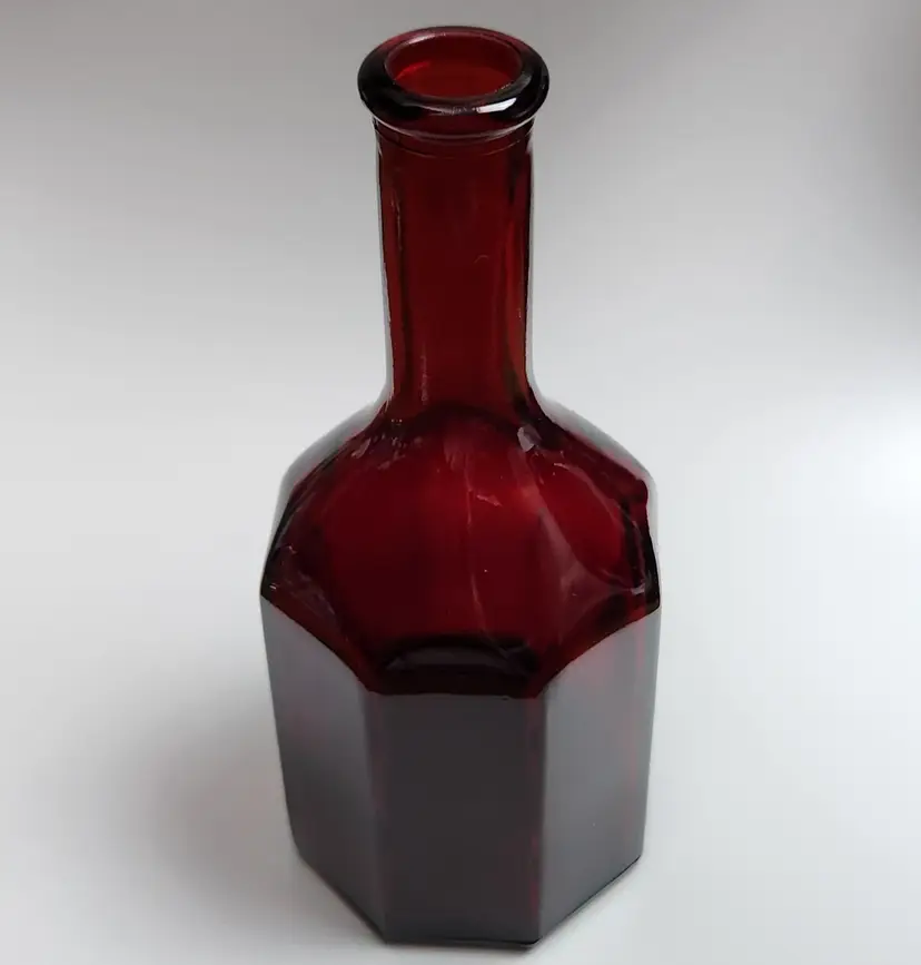 Ruby Red Wheaton Apothocary Bottle