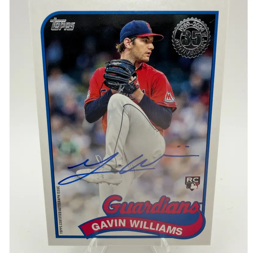Gavin Williams - 2024 Topps 1989 RC Auto