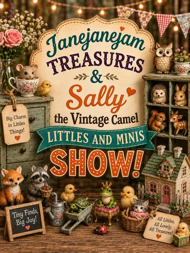 Smalls And Minis With Sally The Vintage Camel! 