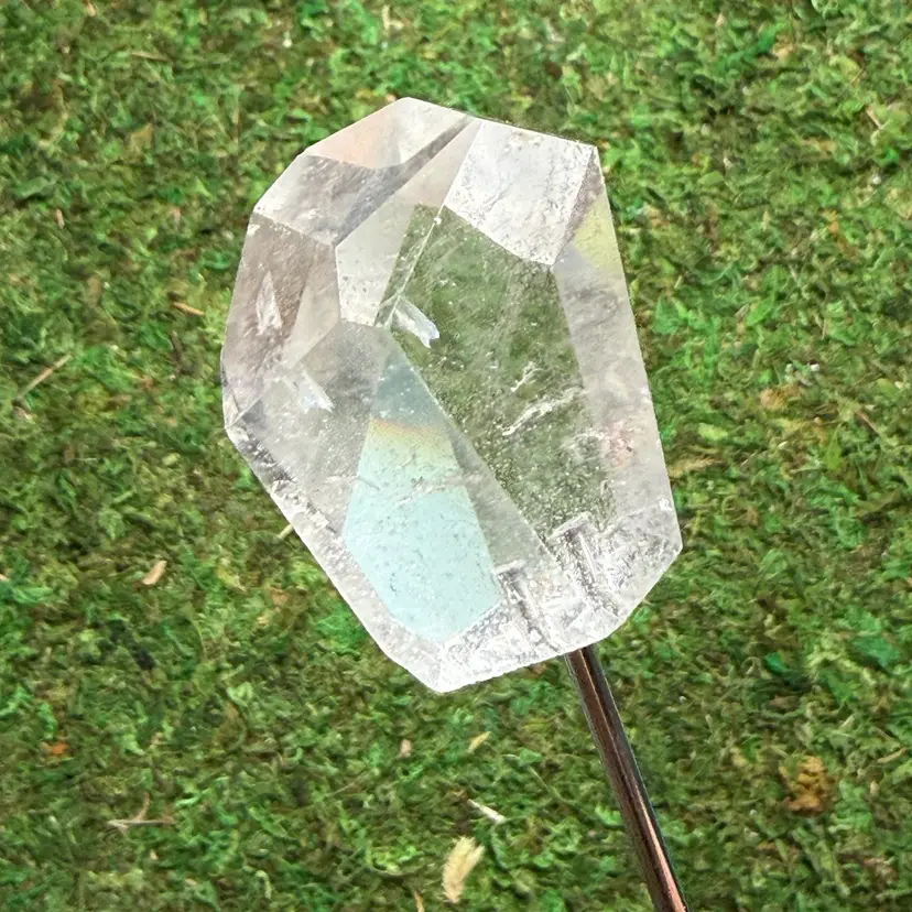Crystal Support Stake - Quartz - Stainless Steel