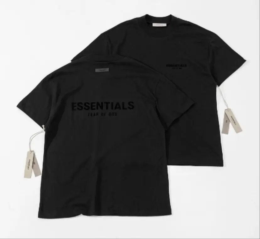 Fear of God ESSENTIALS T-Shirt – Black, Iconic Streetwear Tee