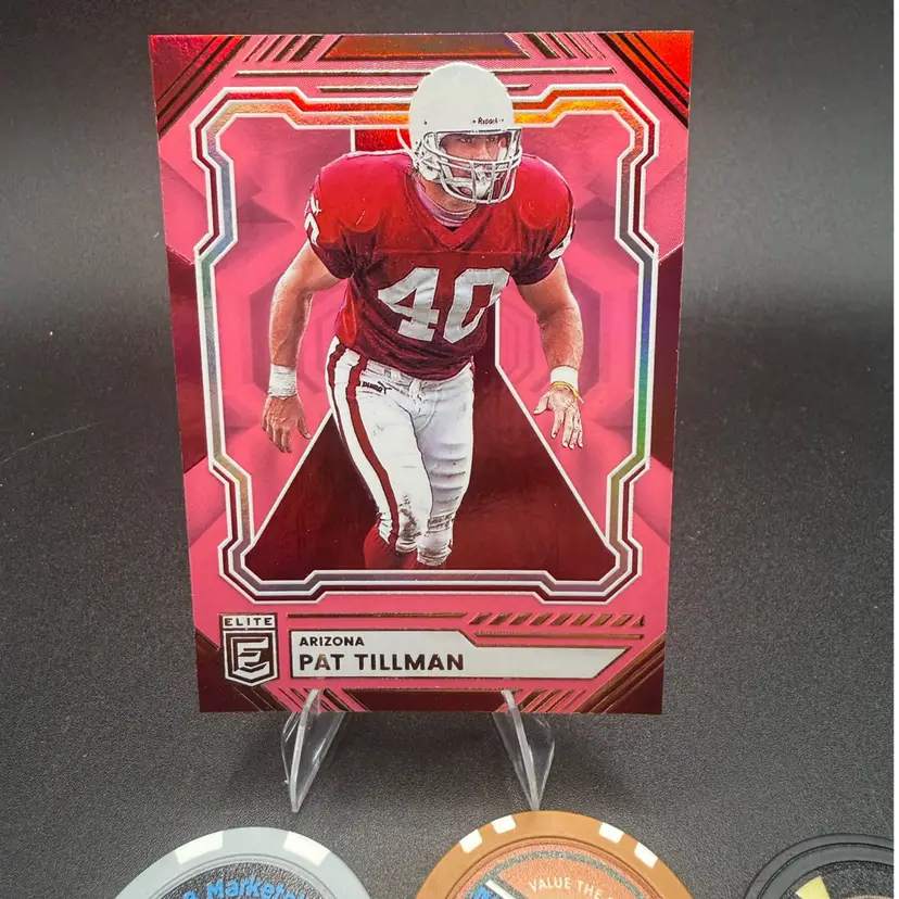 Pat Tillman #1 Pink Parallel 2026 Donruss Football Arizona Cardinals