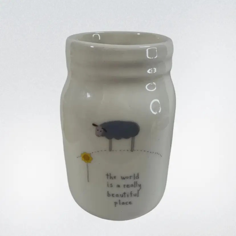 Cute Sheep Ceramic Jar