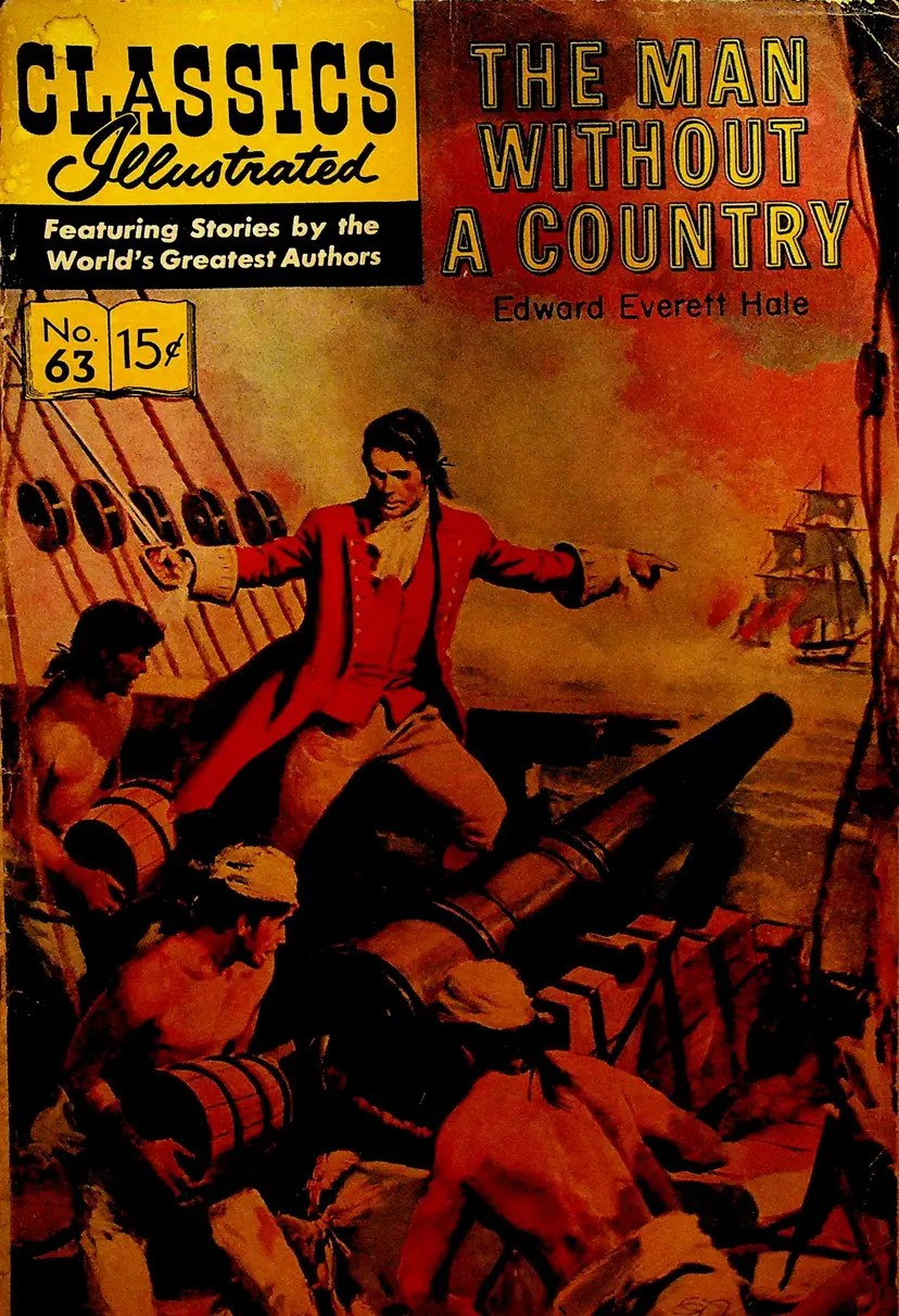 Classics Illustrated 63 The Man Without a Country