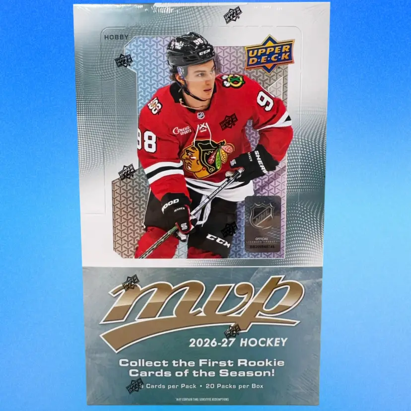 2026/27 Upper Deck MVP Hockey Hobby Box (Shipped Sealed)
