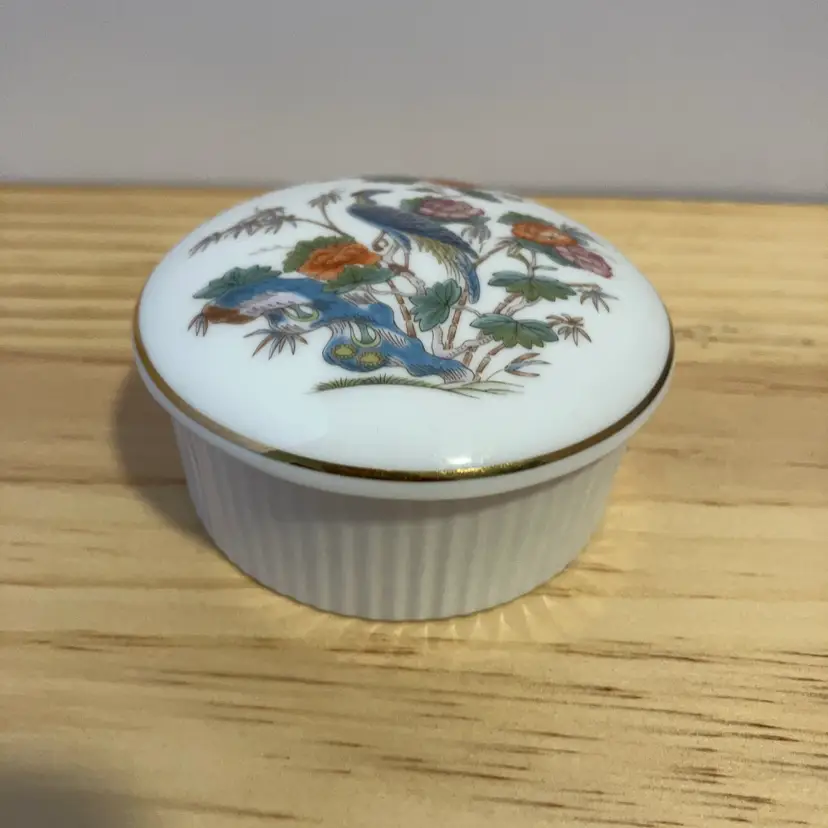 Wedgwood Kutani Crane Trinket Dish