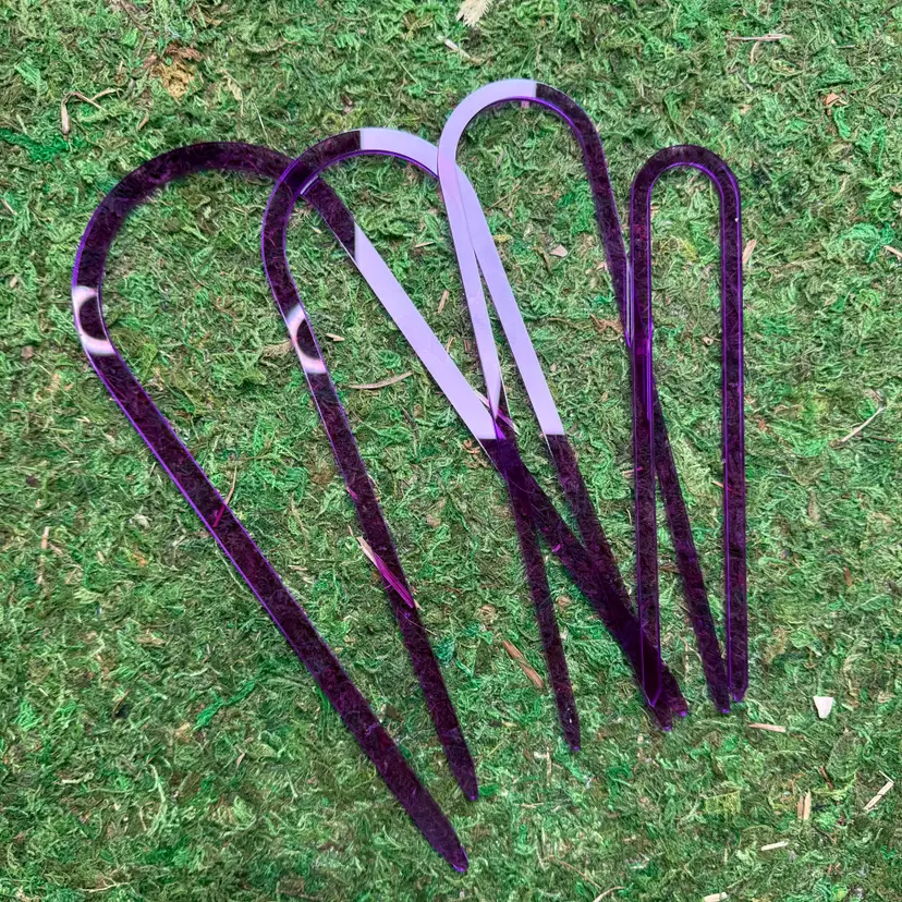 Acrylic Trellis - Transparent Purple (Multiple Sizes Available)