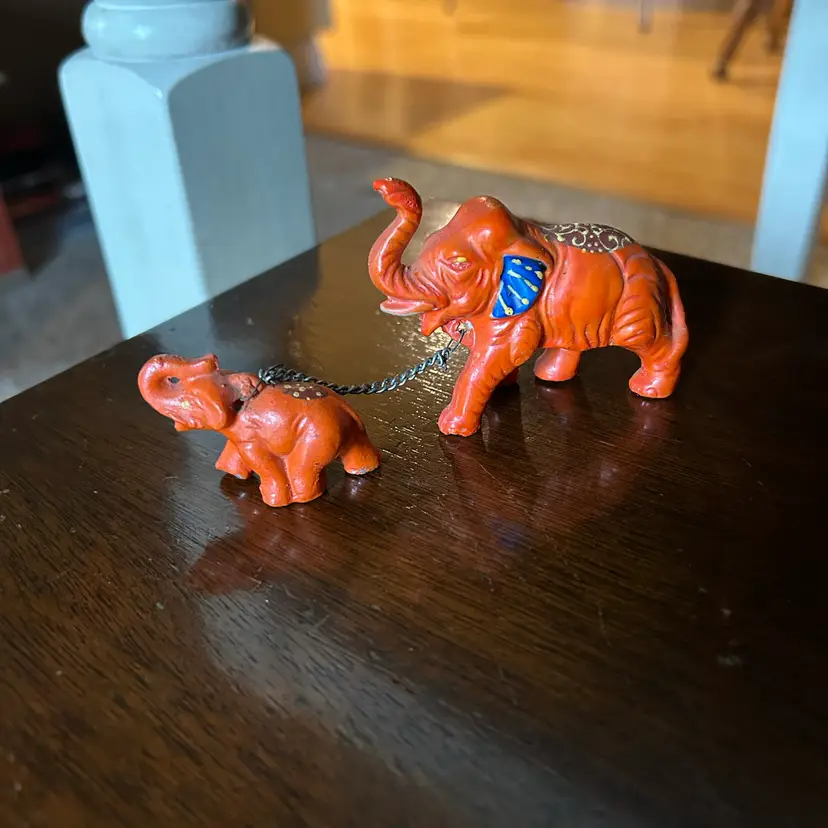 Orange Chained Elephants